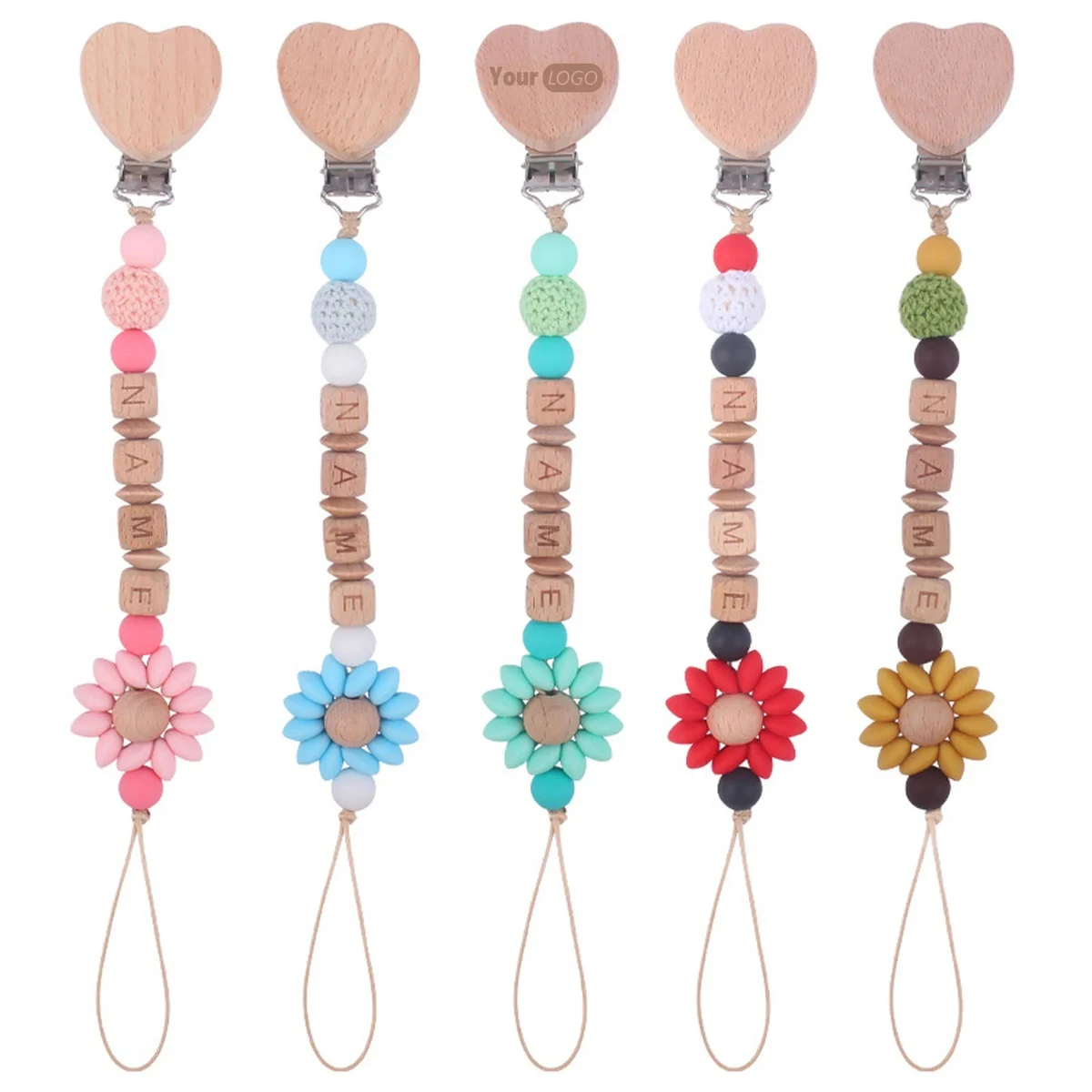 Baby Beech Soothing Pacifier Clip 1