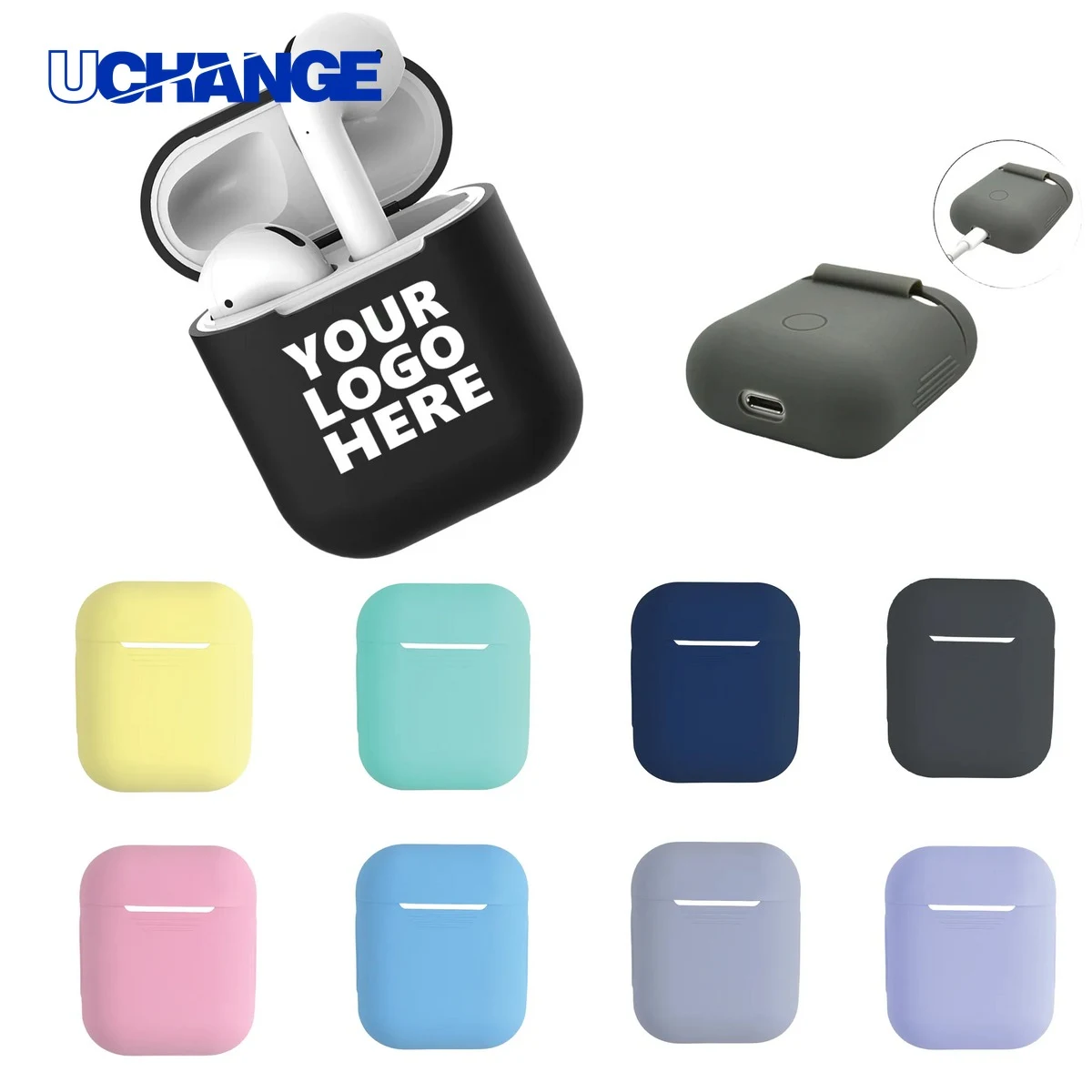 Silicone Wireless Earphones Protective Cover 1