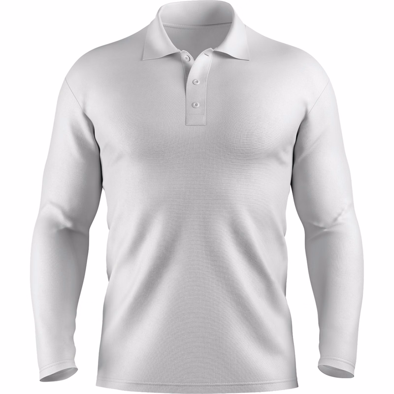 Sublimation Long Sleeve Polo - Spandex Interlock - Men, Women, Kids