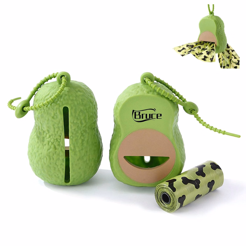 Avocado Shaped Portable Pet Waste Bag Dispenser