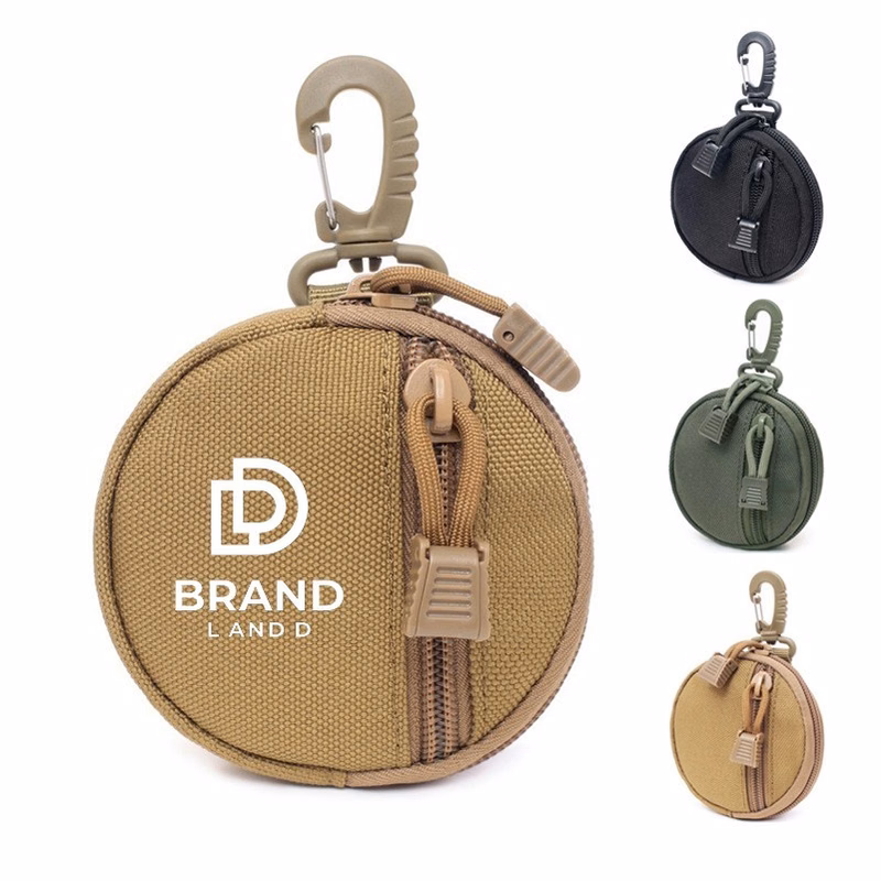 Portable Tactical Coin Purse with Carabiner