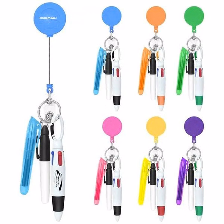 Nurse Pen Set with Retractable Badge Reel