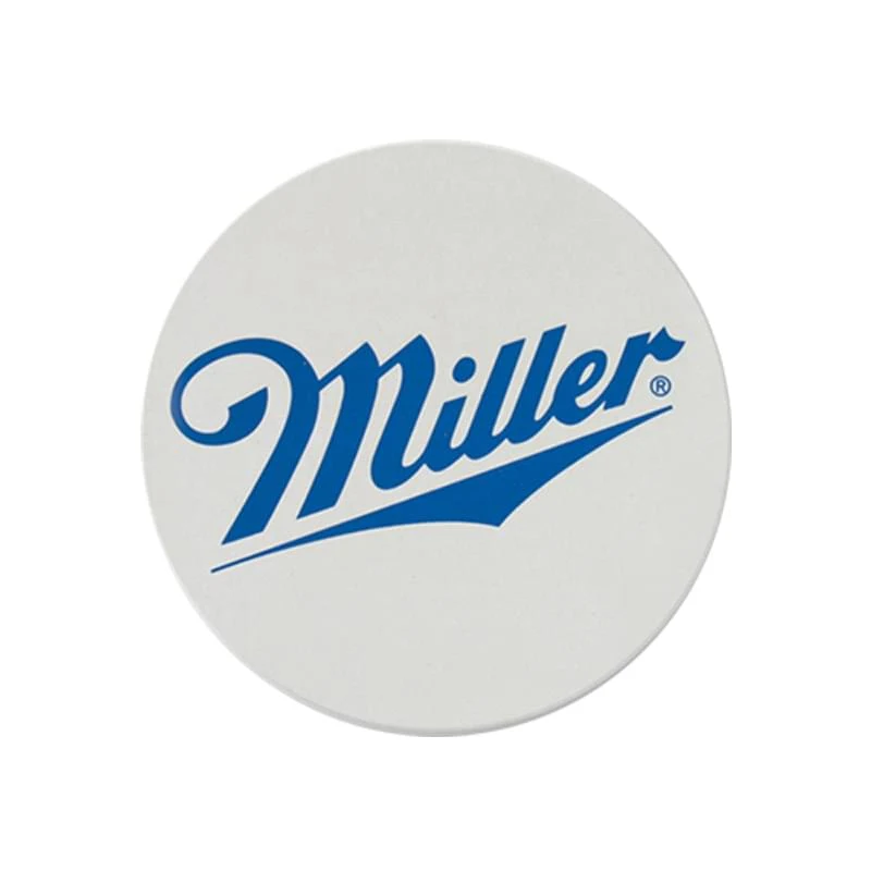 Pulp Coaster- 3.5" Round 40pt Lightweight Pulp Board Coaster 1