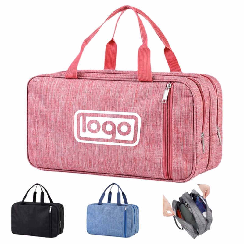 Polyester Dual Compartment Toiletry Bag