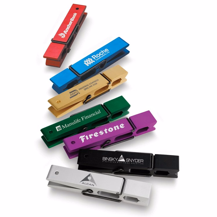 Aluminum Giant Message Clip - Metal