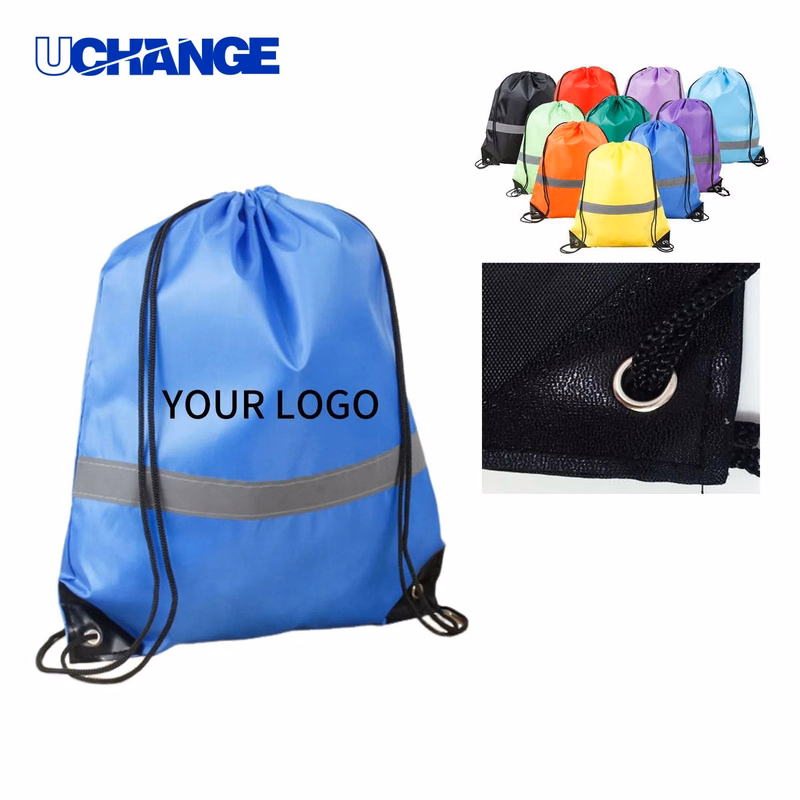 Neon Drawstring Bag Backpack Lightweight for Gym or School