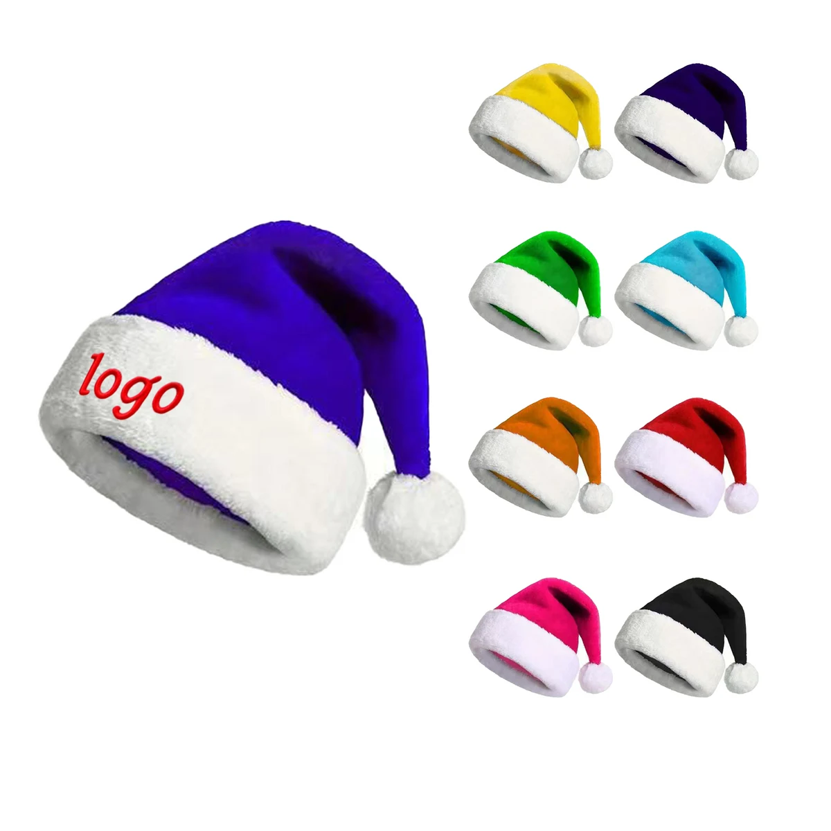 Custom Colorful Christmas Hats 1