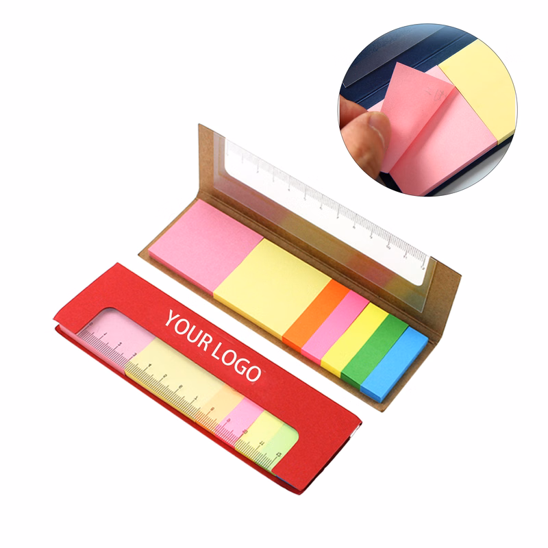 MOQ:10pcs Student Memo Ruler Notepad