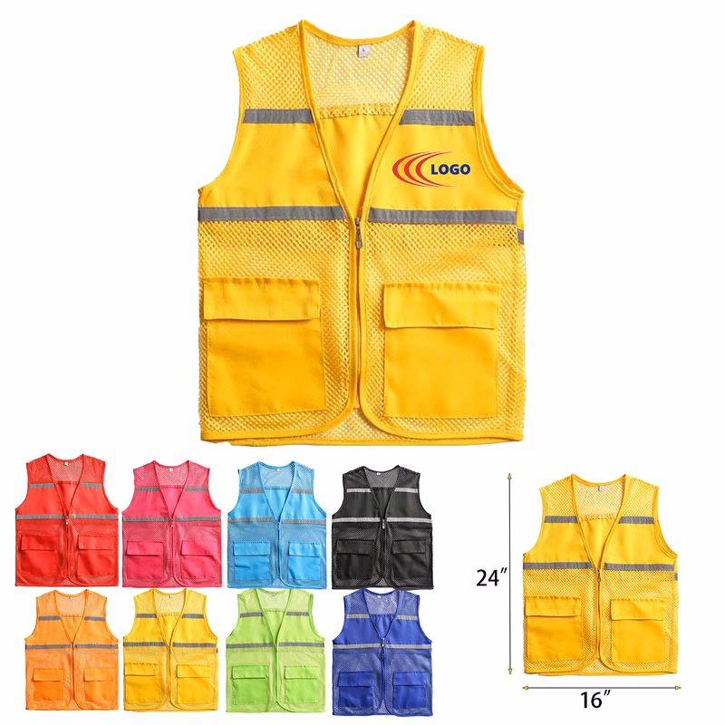 Customized reflective safety vest