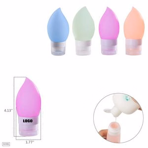60ml Silicone Travel Bottle With Flip Up Lid