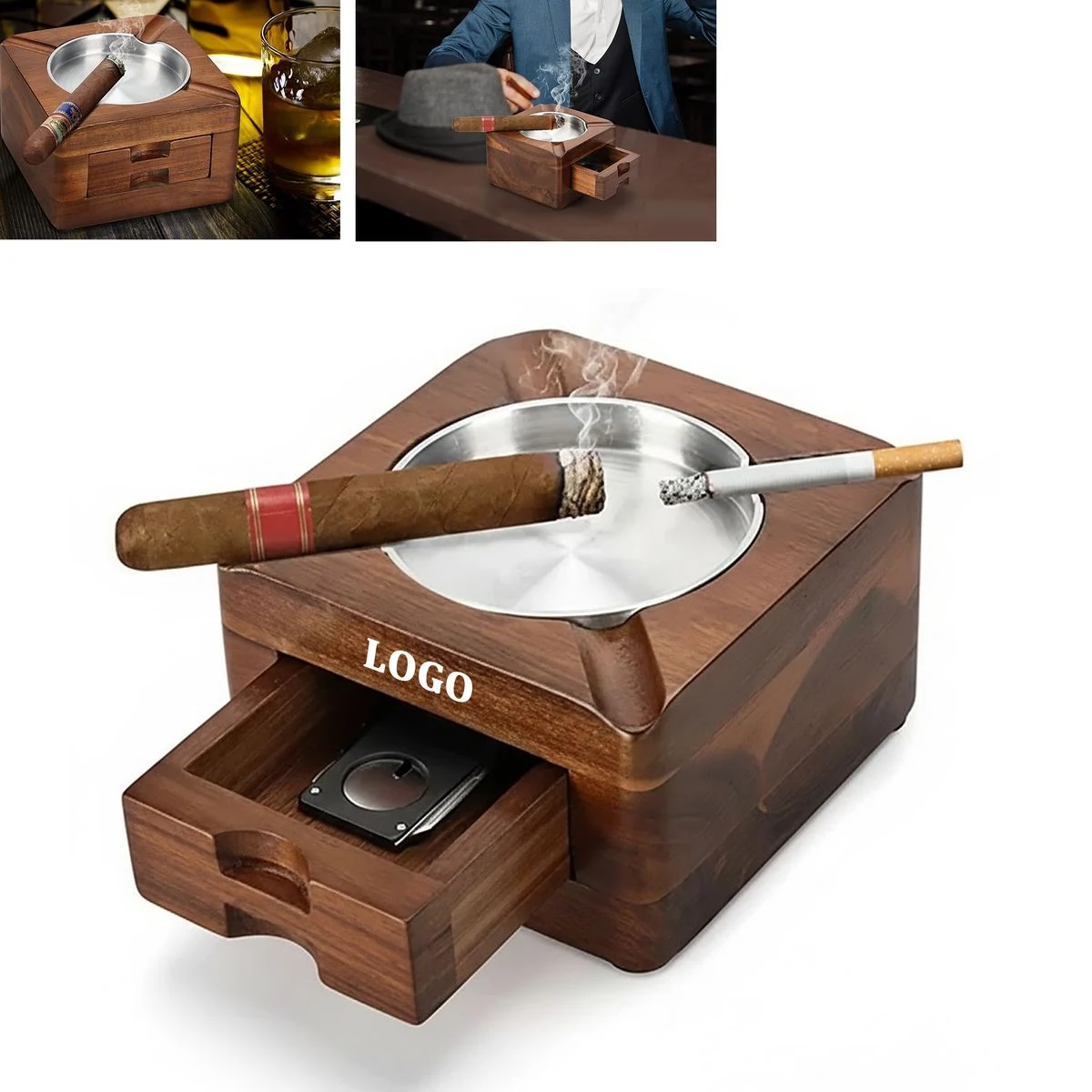 Wooden Ashtray 1
