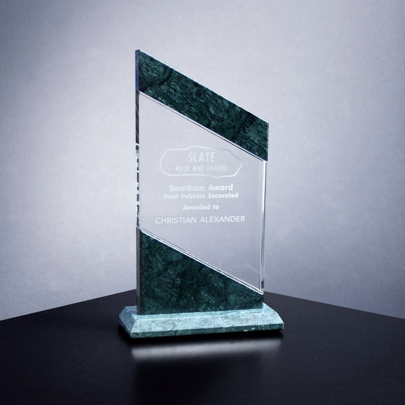 Bristol Peak Crystal & Granite Award (7 5/8"x4")