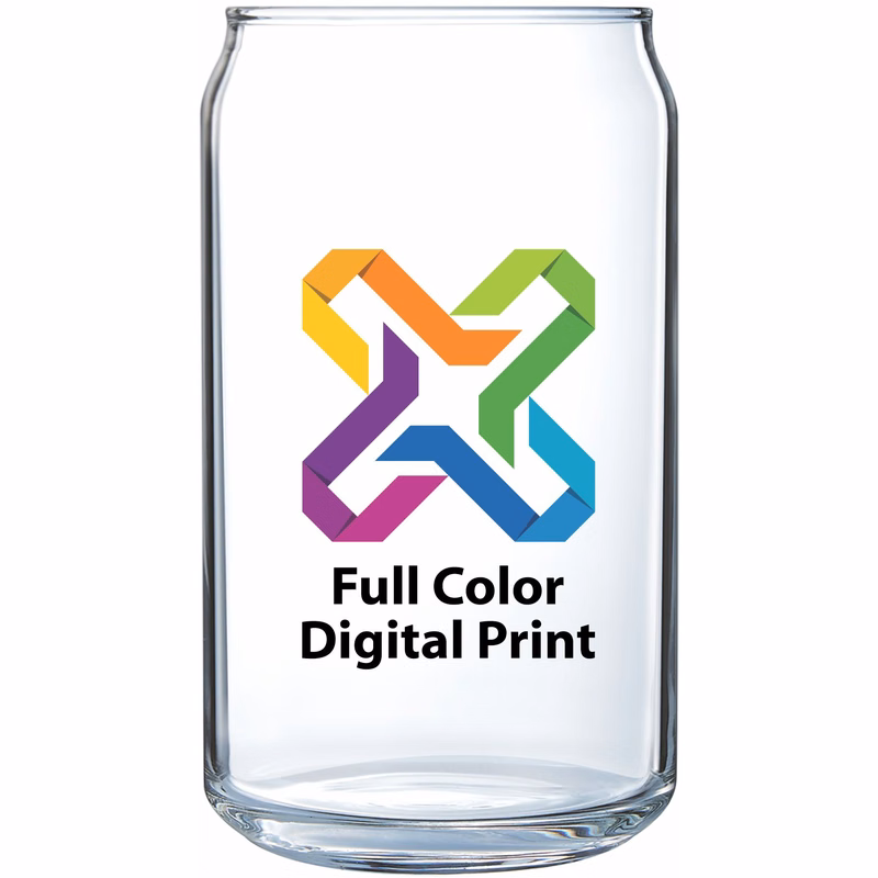 Polar Camel 16 oz Can Glass