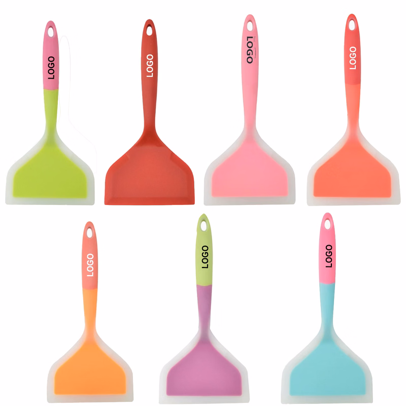 Wide Silicone Spatula Egg Pancake Pan Turner Skillet Tool