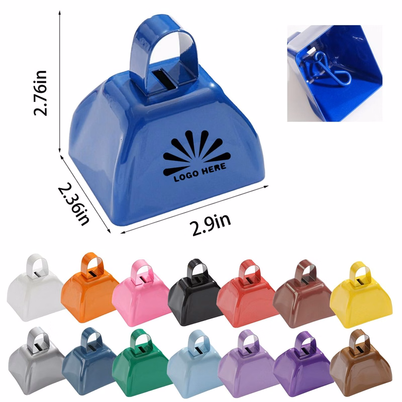 3" Metal Square Cowbell
