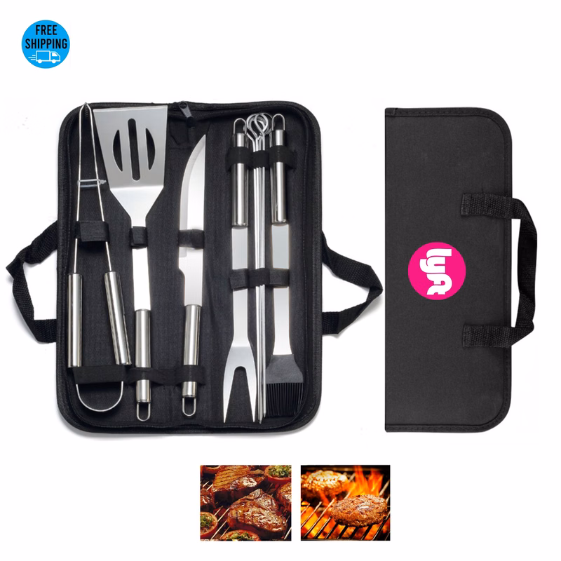 9pcs BBQ Grill Tool Set