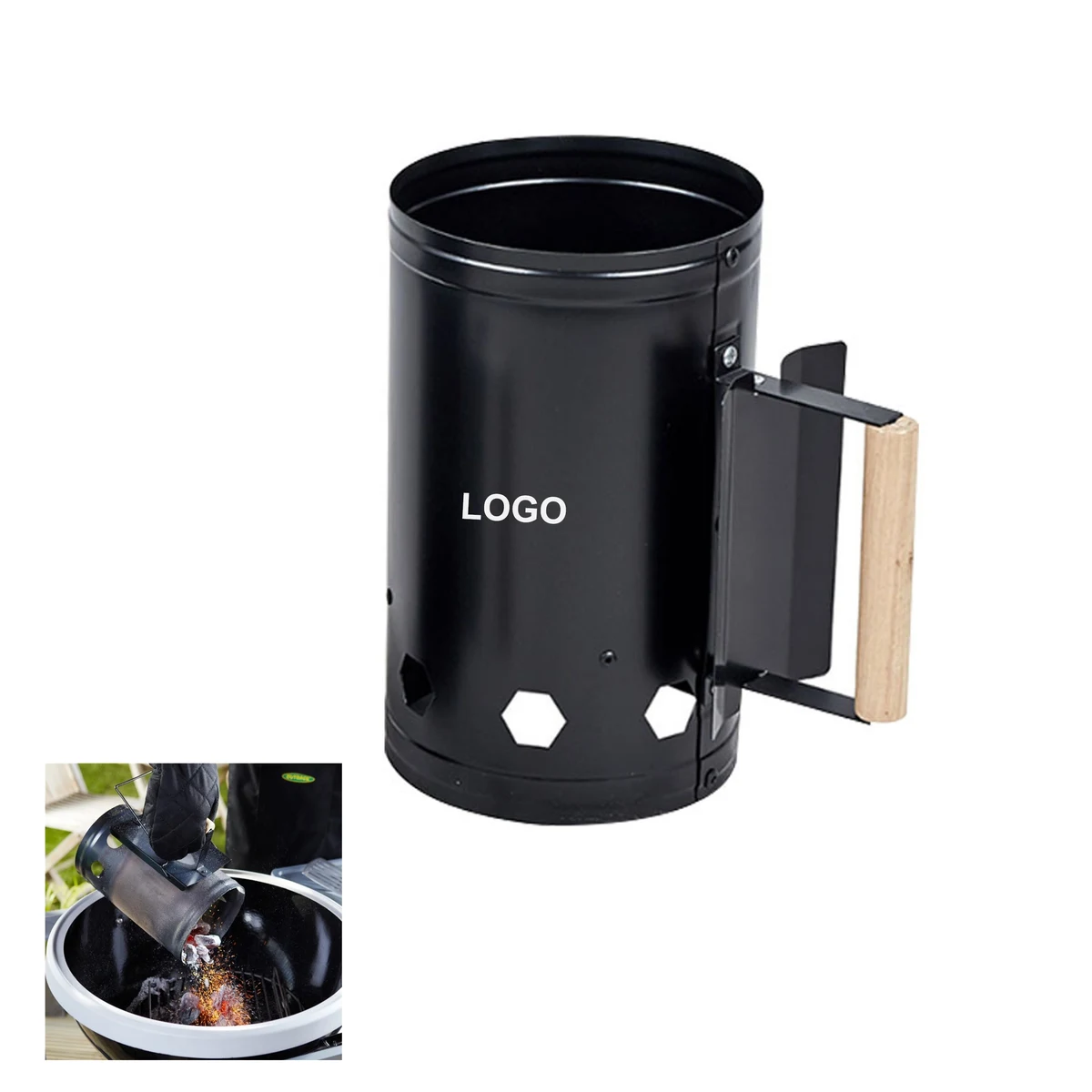 BBQ Charcoal Chimney Starter (direct import) 1