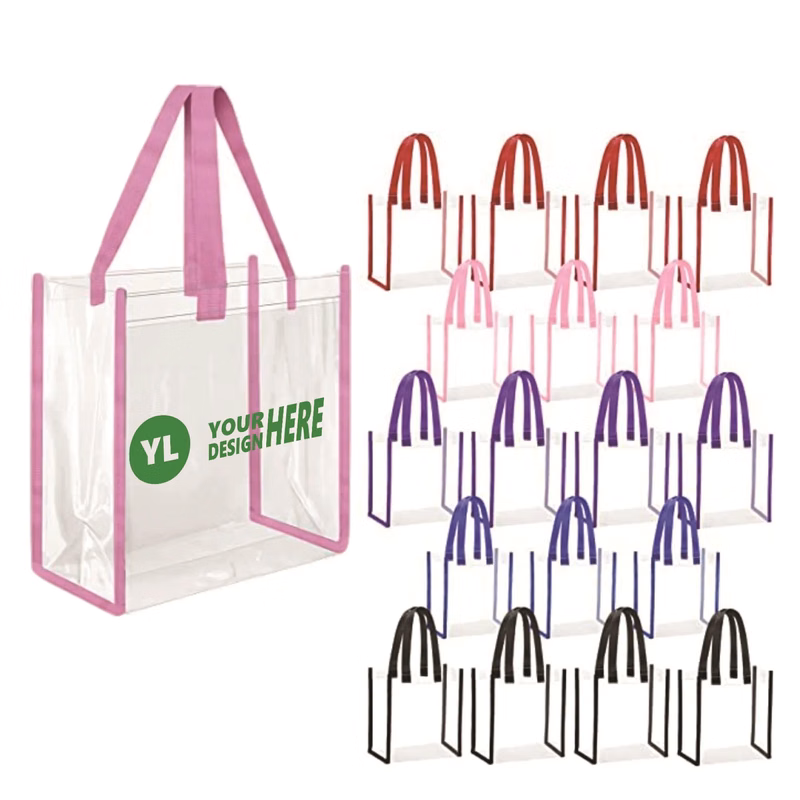 Clear PVC Stadium Approved Tote Bag
