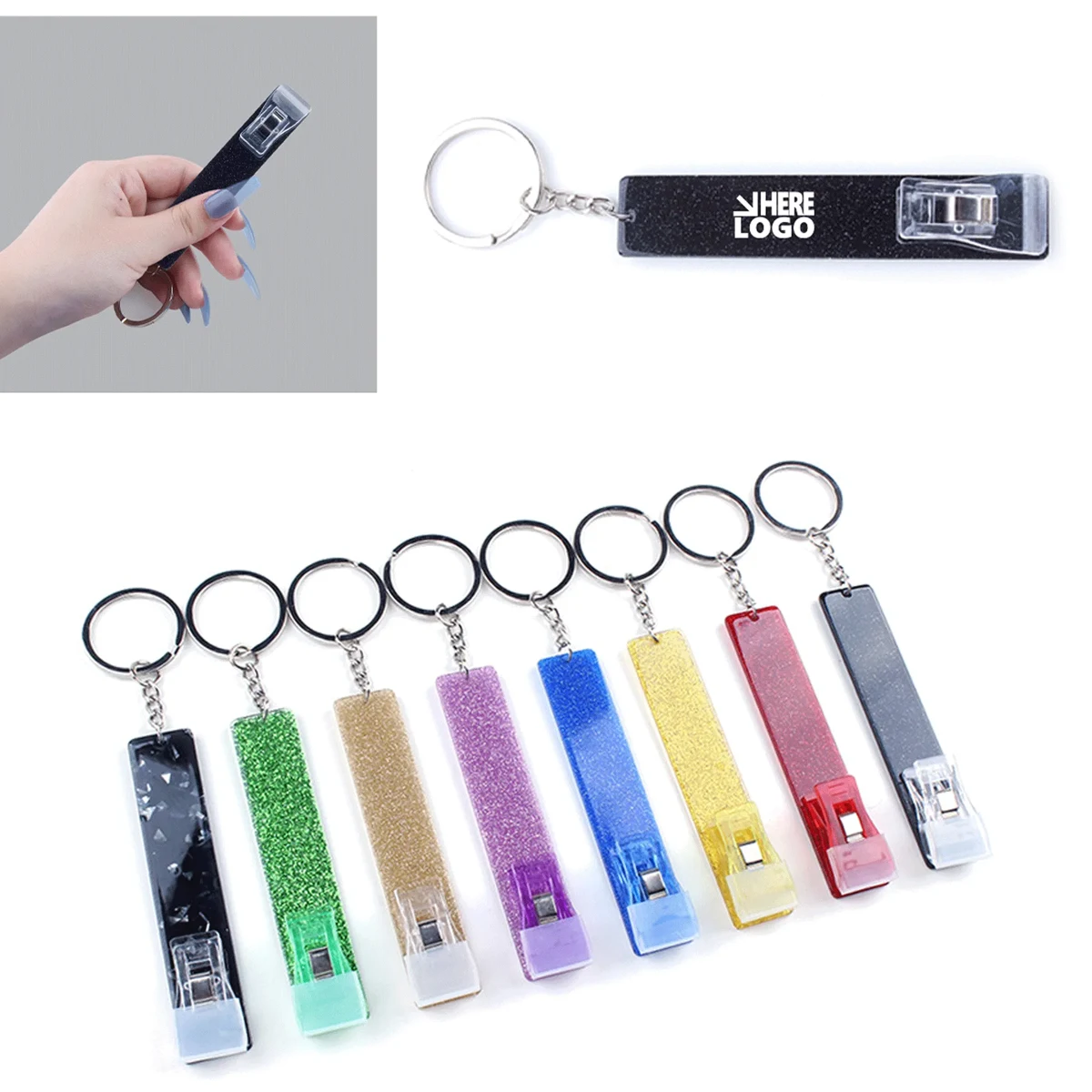 Key Chain Card Extractor For Long Nails MOQ 50PCS 1