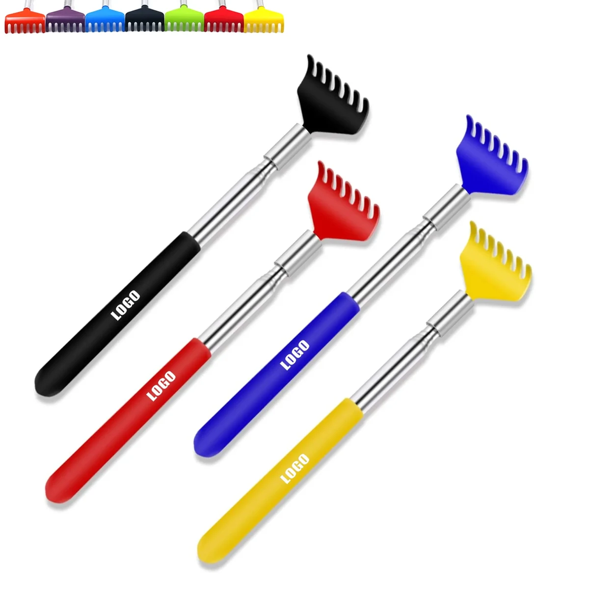 Stainless Steel Retractable Extendable Back Scratcher 1