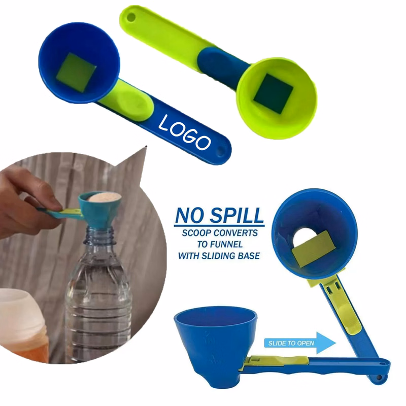 Sliding funnel for powder