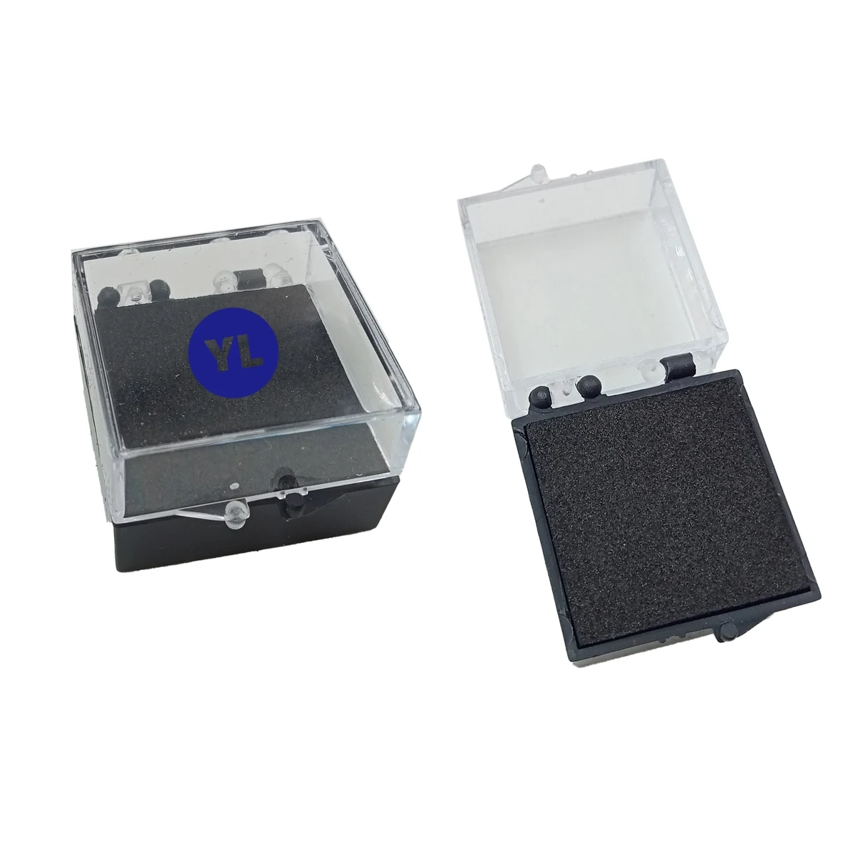 Clear Lapel Pin Box With Lid Velvet Sleeve Protector 1