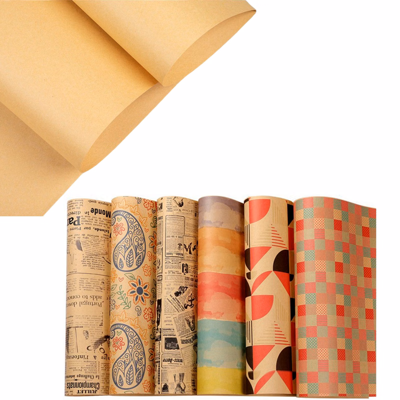 RusticPack Kraft Wrapping Paper ?C Brown