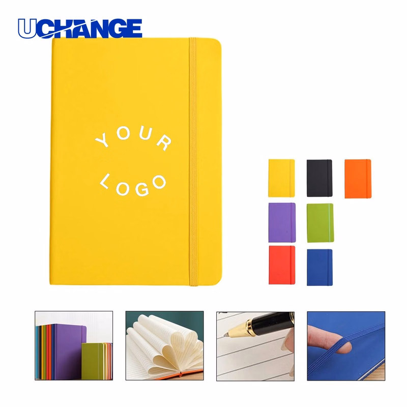 A5 Notebook Journal PU Cover with Elastic Closure
