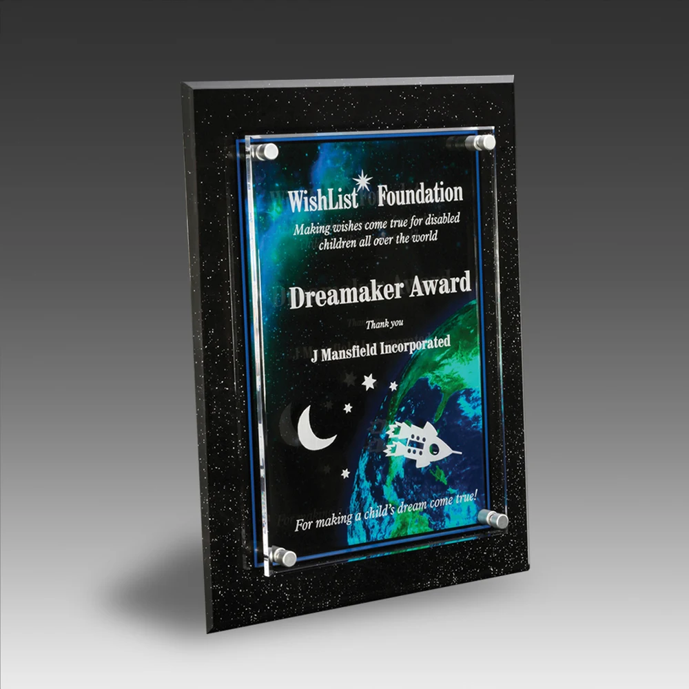 8.5" x 10" AcryliPrint HD Global Success Plaque 1