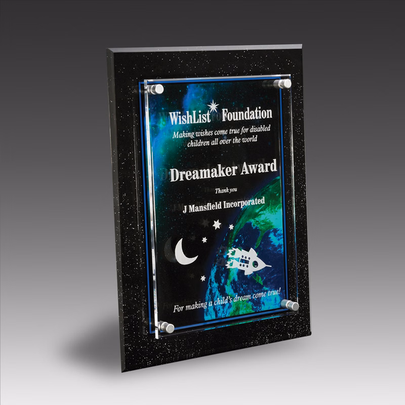 8.5" x 10" AcryliPrint HD Global Success Plaque