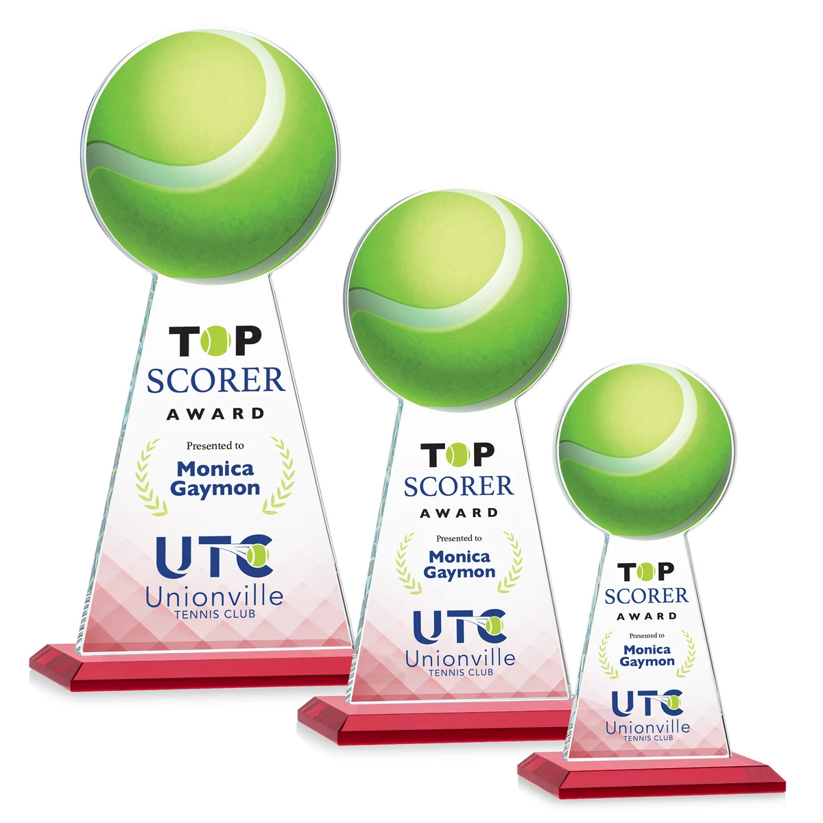 Edenwood Tennis VividPrint™ Award - Red 1