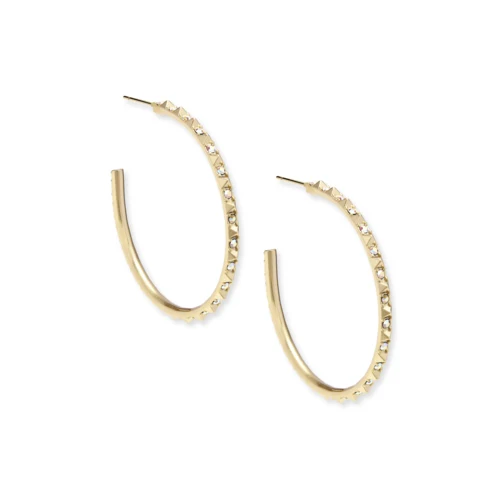 Kendra Scott Veronica Hoop Earrings in Gold 1