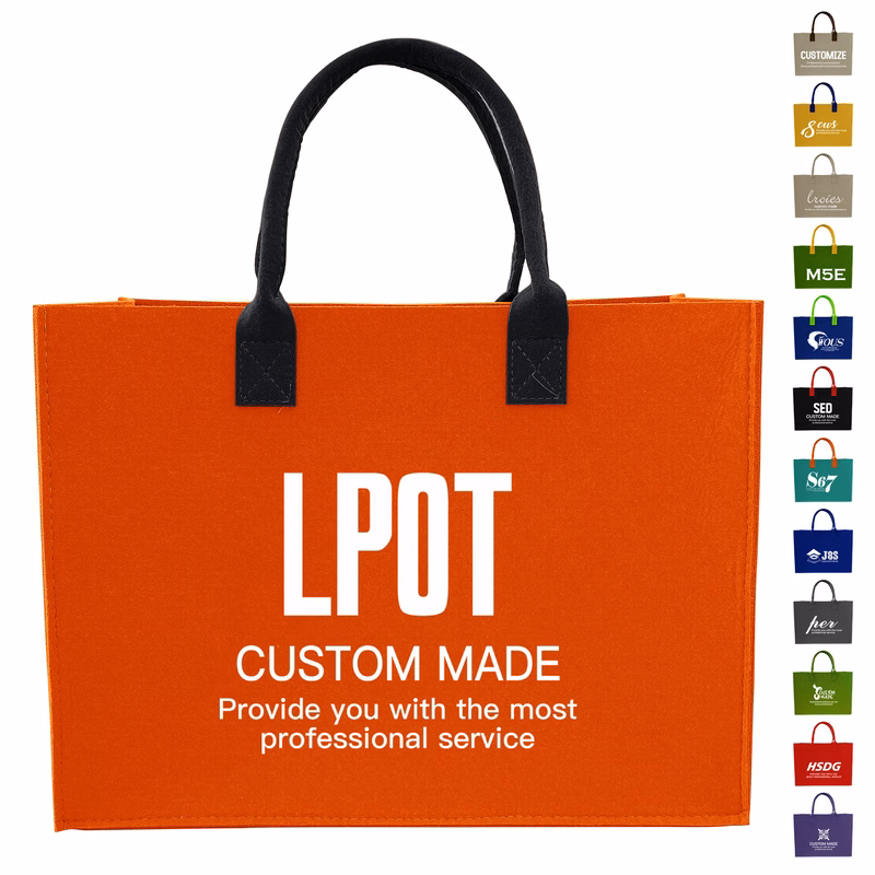 Felt Handheld Tote Bag
