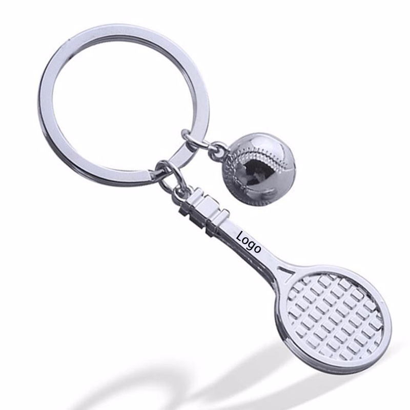 Creative Metal Tennis Key Ring