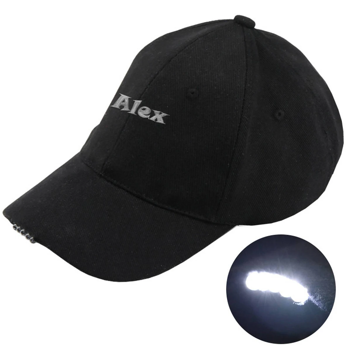 Baseball Cap With LED Light 1
