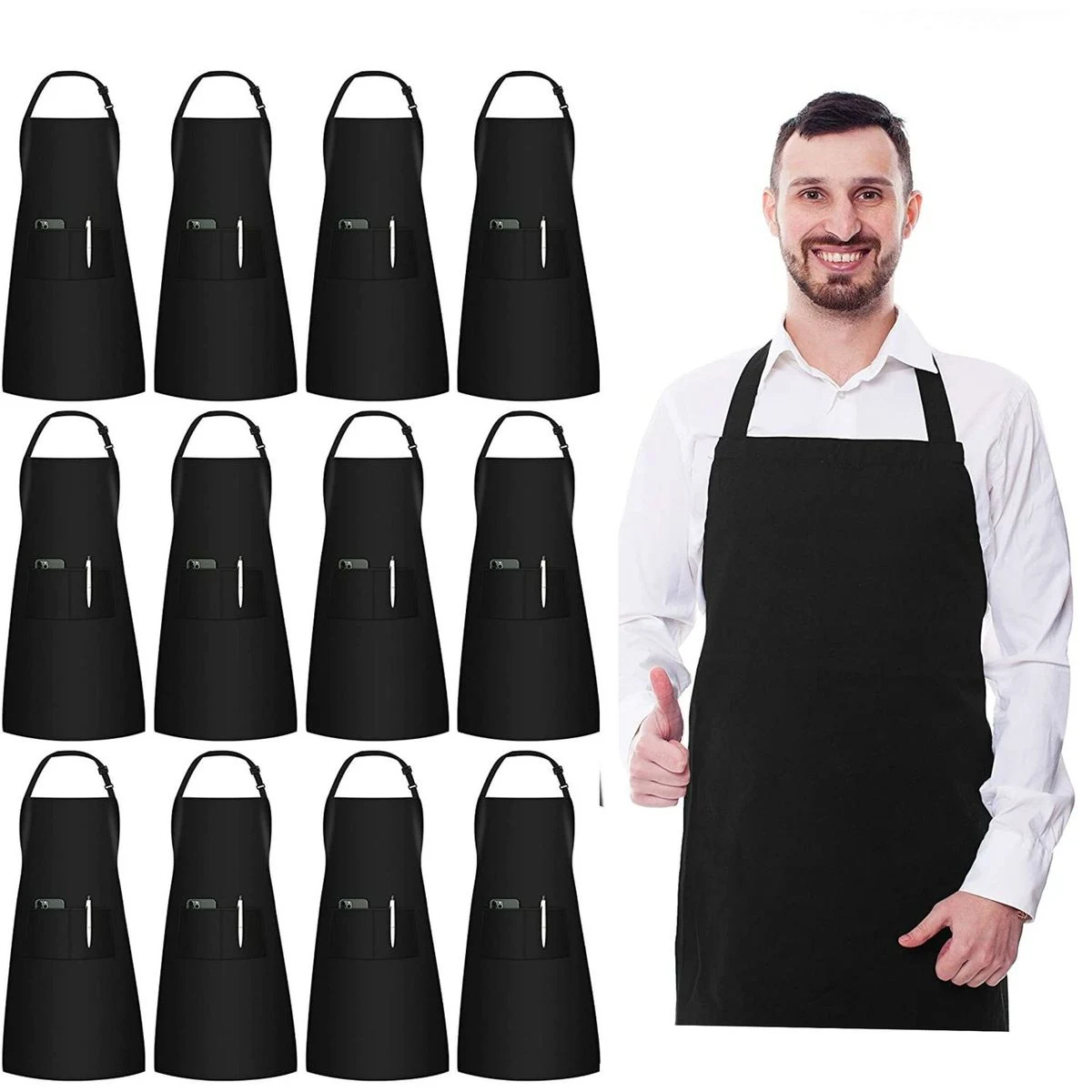 Adjustable Waterproof Adult Apron 1