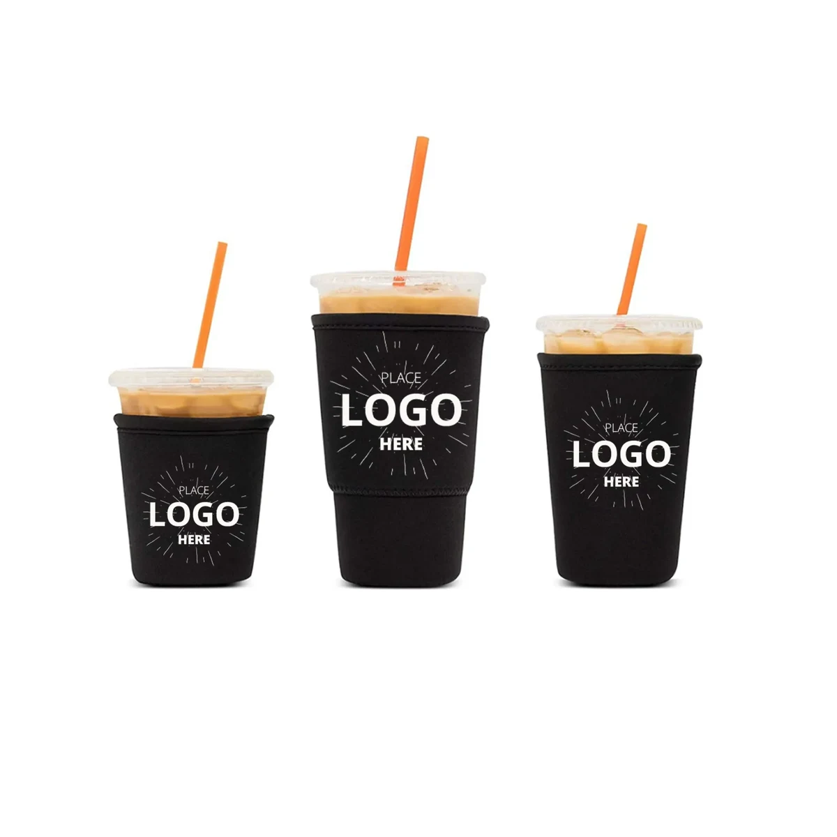 Reusable Neoprene Iced Coffee Sleeve 1