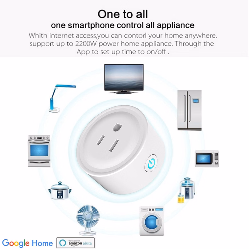 Amazon Hot Selling Wifi Smart Plug Mini Socket Outlet
