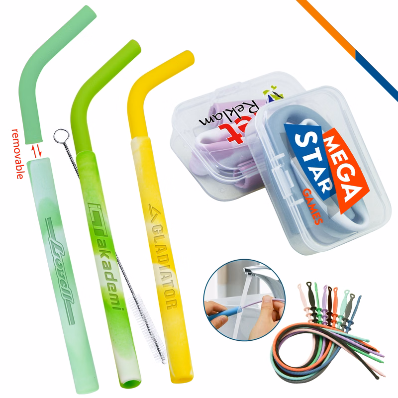 Spirit Silicone Straws