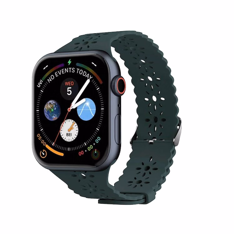Apple Watch Lace Bands - Inverness Green Silicone 38mm/40mm/41mm