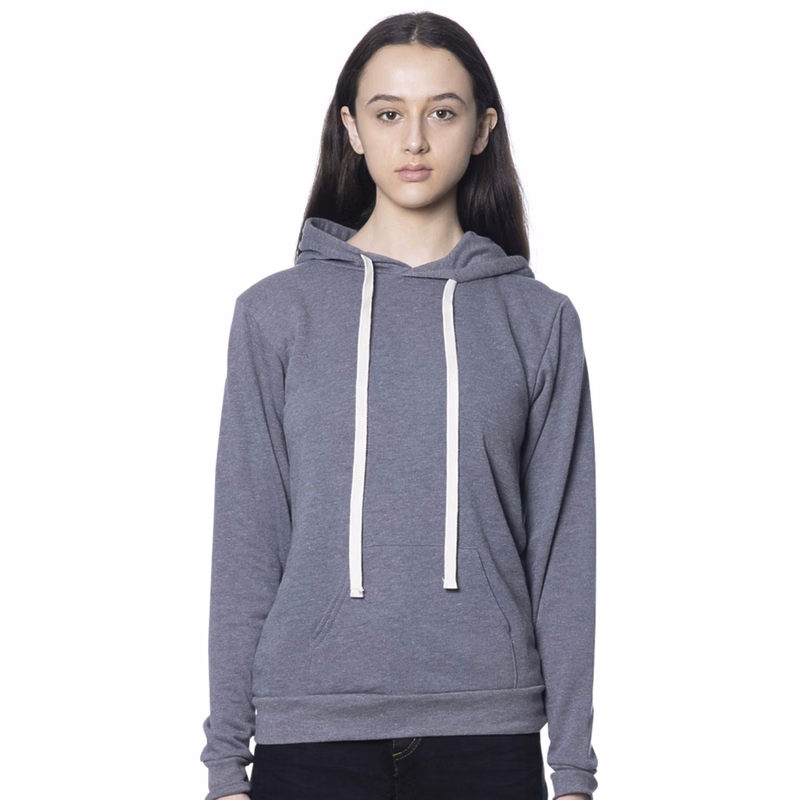 USA Made Unisex Organic RPET French Terry Pullover Hoodie