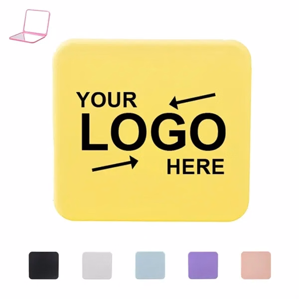 Custom Dual Magnification Compact Mirror — Travel & Professional Care Item