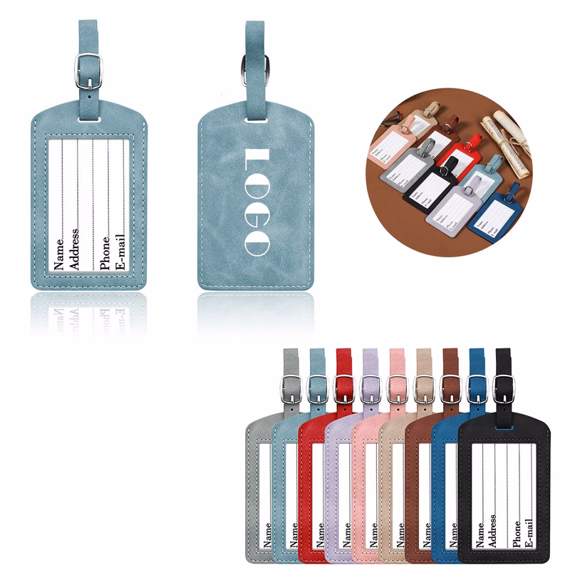 High-end Skin-friendly PU Luggage Tag
