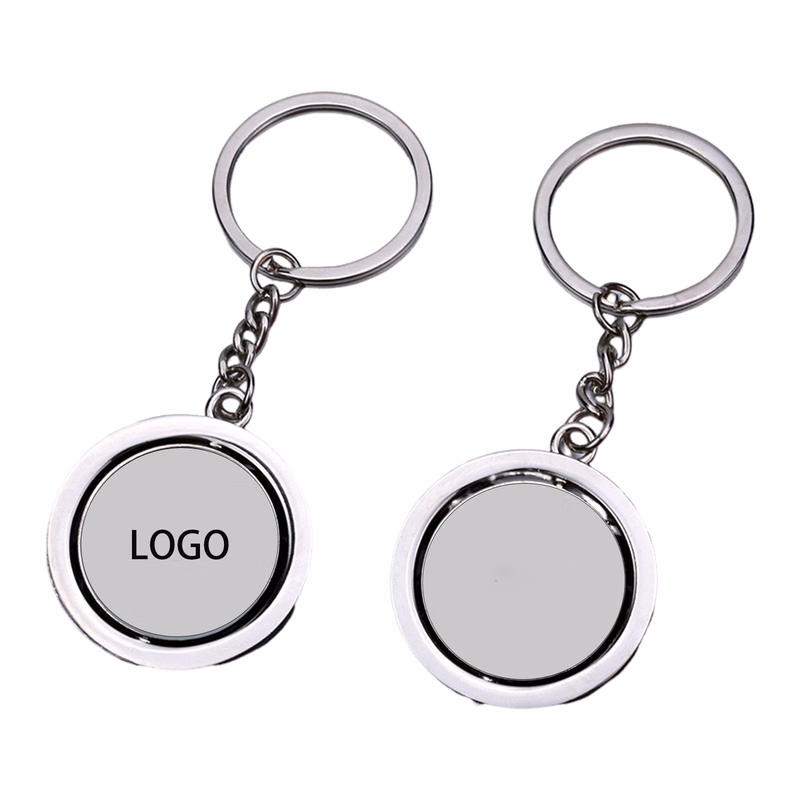 Double Sided Rotating Keychain