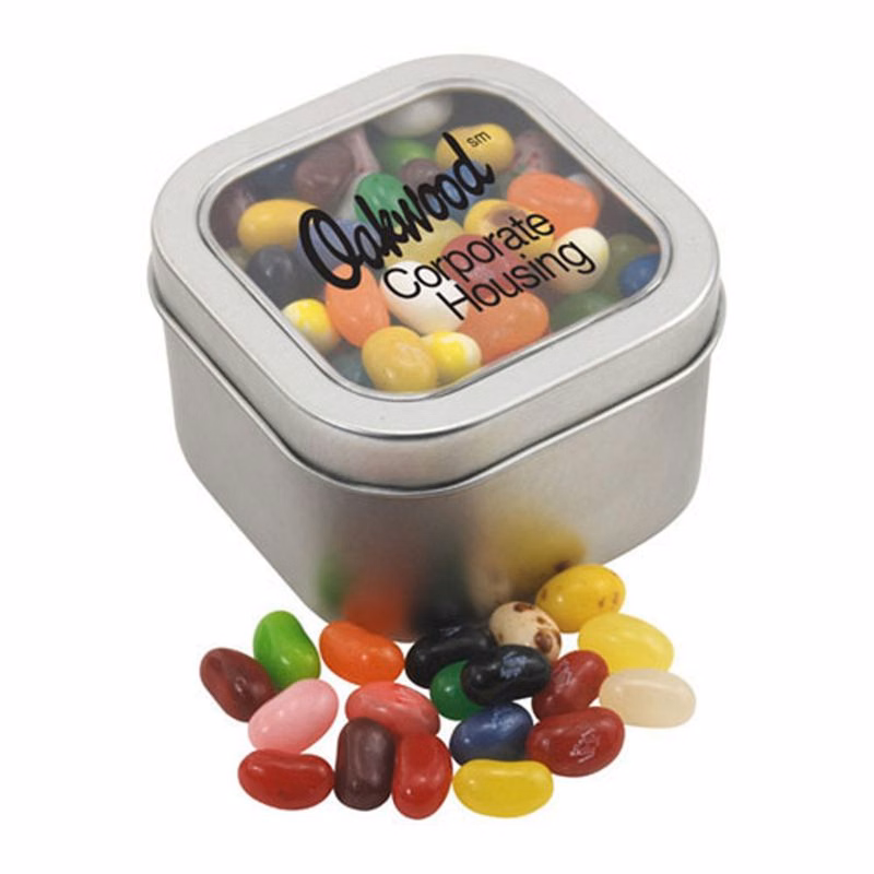 Window Tin with Jelly Bellies