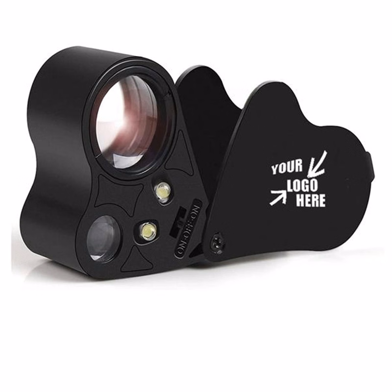 30X 60X Illuminated Jewelers Eye Loupe Magnifier