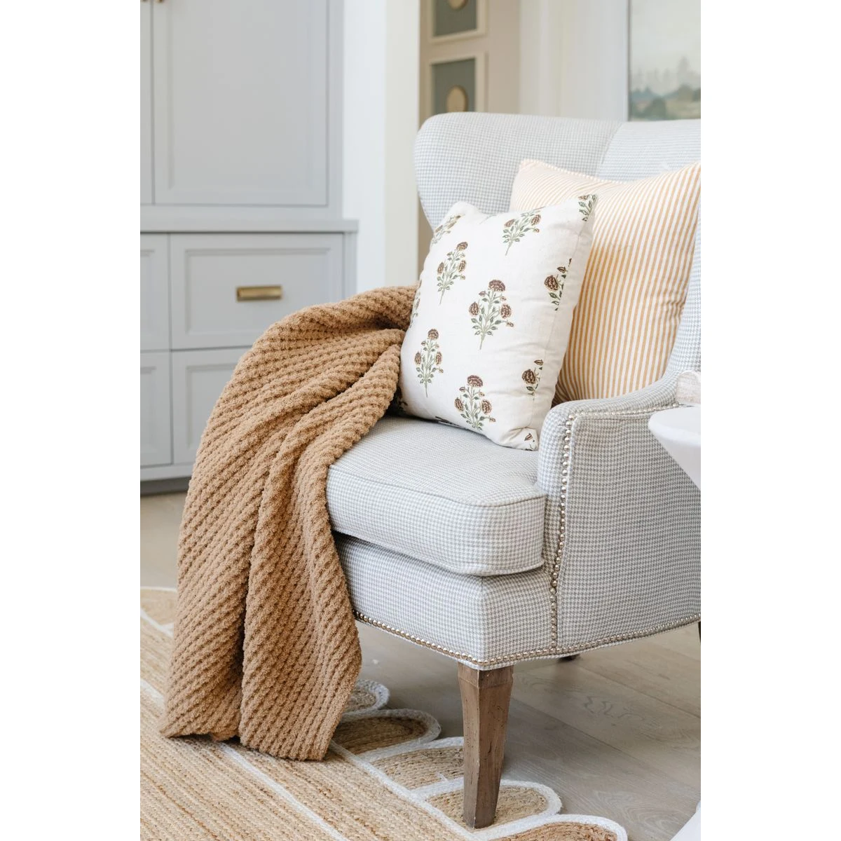 Waffle Knit Allspice-XL Luxury Blanket (60x80) 1
