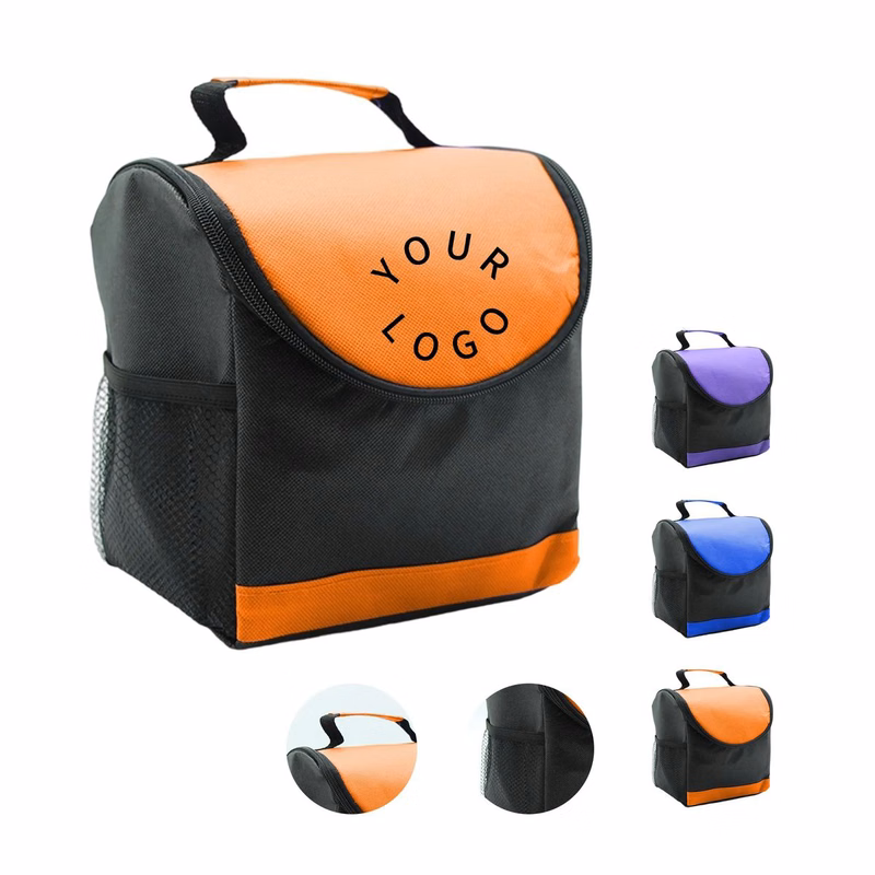 Reusable Non Woven Zipper Lunch Cooler