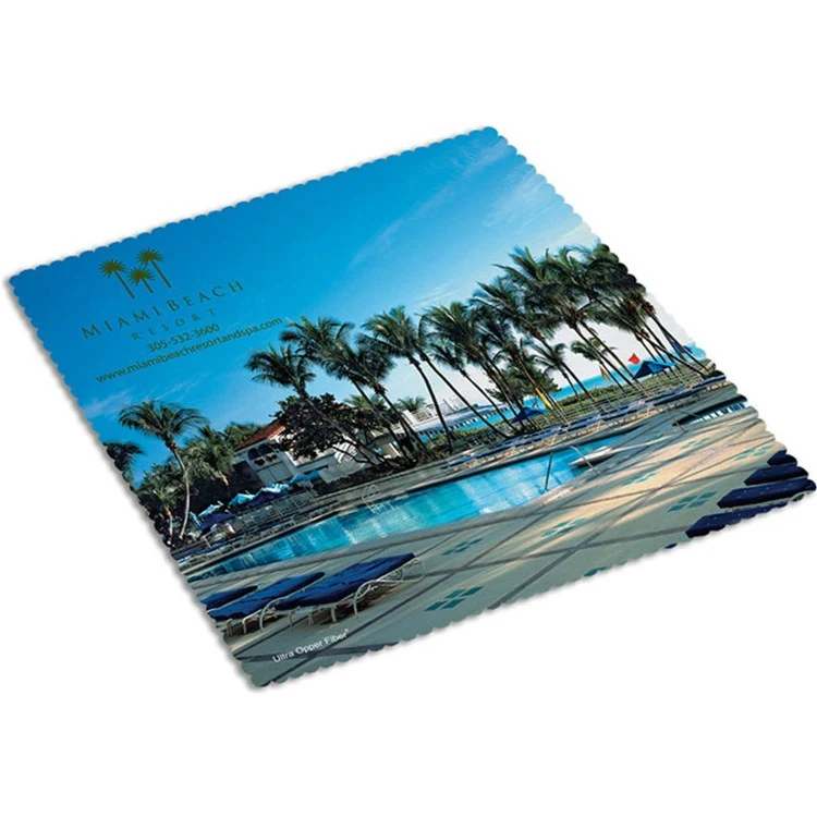 Full-Color Ultra Opper Fiber Cleaning Cloth (10"x 10") 1