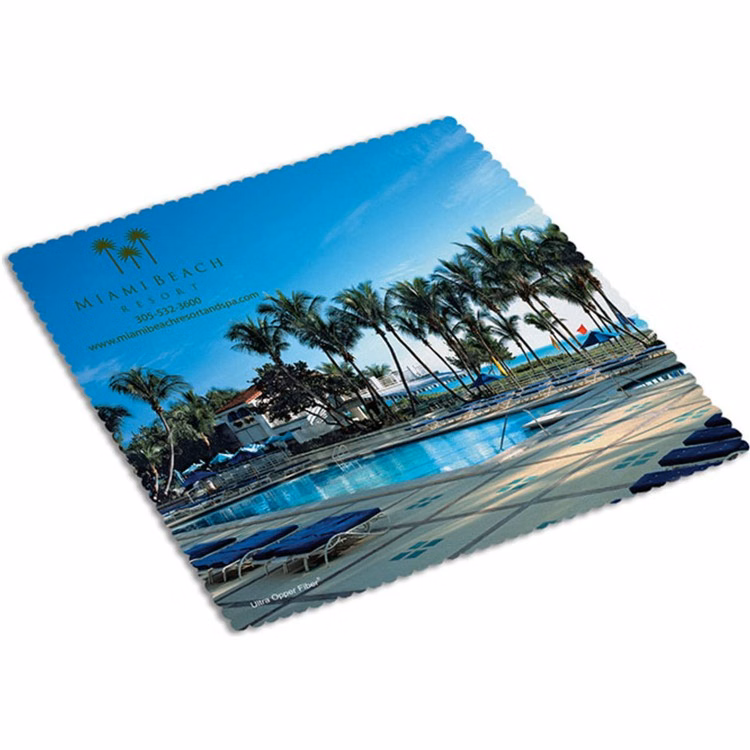 Full-Color Ultra Opper Fiber Cleaning Cloth (10"x 10")